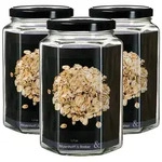 Ritzenhoff & Breker Mara Vorratsglas 1,7 l eckig 3er Set