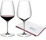 Riedel VELOCE Cabernet / Merlot Weinglas 2er Set + Poliertuch
