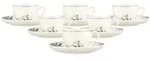 Seltmann Weiden Savona Provence Espressotasse mit Untertasse 110 ml 6er Set