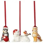 Villeroy & Boch Nostalgic Ornaments Ornamente-Set "Katzen" 3-teilig
