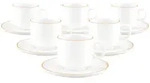 Seltmann Weiden Sento Home Pure Lines Cappuccinotasse mit Untertasse 300 ml 6er...