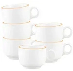 Seltmann Weiden Sento Home Pure Lines Espressotasse 80 ml 6er Set - Mango Orange