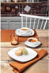 Seltmann Weiden Lido Black Line Teeuntertasse 13 x 13 cm 6er Set