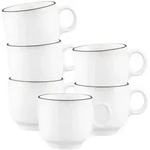 Seltmann Weiden Sento Home Pure Lines Cappuccinotasse 300 ml 6er Set - Chocolate