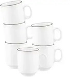 Seltmann Weiden Sento Home Pure Lines Becher mit Henkel 400 ml 6er Set -...