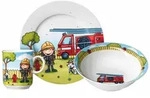 Ritzenhoff & Breker FEUERWEHRMANN BERNIE Kindergeschirr Set 3-teilig