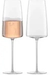 Zwiesel Glas SIMPLIFY Sektglas leicht & frisch 2er Set