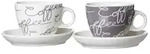 Ritzenhoff & Breker CORNELLO Cappuccino Set grau 4-teilig