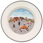 Villeroy & Boch Design Naif Fr&uuml;hst&uuml;cksteller &oslash; 21 cm H&uuml;hnerhof