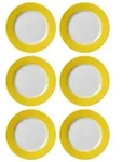 Ritzenhoff & Breker DOPPIO Dessertteller 20 cm 6er Set - Gelb