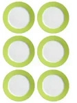 Ritzenhoff & Breker DOPPIO Dessertteller 20 cm 6er Set - Gr&uuml;n