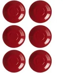 Ritzenhoff & Breker DOPPIO Jumbountertasse 17 cm 6er Set - Rot