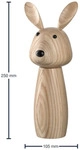 Leonardo CUCINA Gew&uuml;rzm&uuml;hle Holz Hase braun