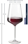 Leonardo PUCCINI Rotweinglas 0,2 l geeicht 6er Set "Gastro-Edition"