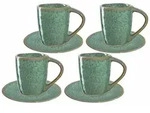 Leonardo MATERA Espresso Set 8-teilig - Gr&uuml;n