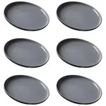 Ritzenhoff & Breker JASPER Dessertteller &oslash; 19 cm 6er Set - Schwarz