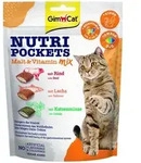 GIMCAT Nutri Pockets Malz-Vitamin-Mix 150g in drei Geschmacksrichtungen