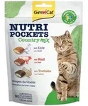 GIMCAT Nutri Pockets Country Mix 150g Leckerbissen mit Taurin