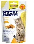 GIMCAT Nutri Pockets 60g Leckerbissen mit K&auml;se und Taurin