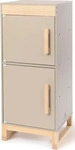 MUSTERKIND K&uuml;hlschrank Ficus mit Gefrier- und K&uuml;hlfach - Warmgrau / Natur