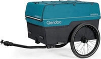 Qeridoo Q-QBE2-23-PE, Qeridoo Fahrradlastenanh&auml;nger Qubee XL mit Kupplung