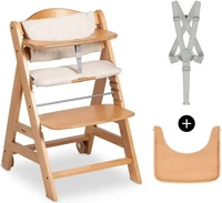 Hauck 66404, Hauck Hochstuhl Beta Plus inkl. Essbrett, Sitzkissen und Rollen -