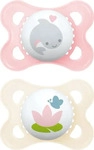 MAM 83818722, MAM Schnuller 2er Pack Original - Silikon 0-6 M - Rosa