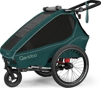Qeridoo Q-KDG1-26-PB, Qeridoo Kinderfahrradanh&auml;nger & Buggy Kidgoo 1 f&uuml;r 1 Kind