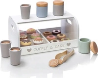 MUSTERKIND 32-tlg. Coffee & Cake Box Vanilla mit 6 Donuts, 6 Muffins, 9 Kekse, 3