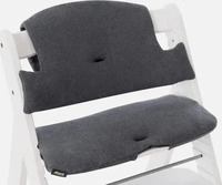 Hauck 667033, Hauck Hochstuhlauflage Deluxe - Select Line - Jersey Charcoal