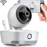 Reer 80310, Reer Video-Babyphone IP BabyCam Move - Wei&szlig; / Grau