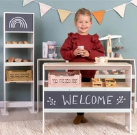 MUSTERKIND 4-tlg. Kaufladen und Spielk&uuml;che Avena mit Backofen, Sp&uuml;lbecken,