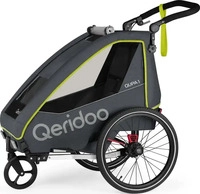 Qeridoo Q-QUP1-23-LI, Qeridoo Kinderfahrradanh&auml;nger & Buggy QUPA 1 f&uuml;r 1 Kind...