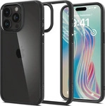 Spigen Ultra Hybrid, matte black - iPhone 15 Pro Max
