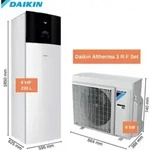 Daikin Altherma 3 R F Komplett-Set 8 kW W&auml;rmepumpe Speicher 230 l Heizstab 6 kW