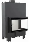 Kratki Wasserf&uuml;hrender Kamineinsatz MBM rechts 12 kW &Oslash; 180 schwarz Hausheizung