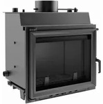 Kratki Wasserf&uuml;hrender Kamineinsatz MAJA 8 kW &Oslash; 180 schwarz Hausheizung Kamin