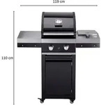 Grandhall Gasgrill Classic G2 Trolley Grill Gas Garten Gartenkamin Kamin 11,7 kW
