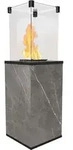 KRATKI Gaskamin PATIO Quarzstein NATURALI PIETRA Grau Gasheizger&auml;t 4-8,2 kW