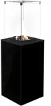 KRATKI Gaskamin PATIO MINI Glas Schwarz Manuell Gasheizger&auml;t 4-8,2 kW