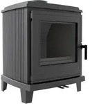 Kratki Kaminofen aus Gusseisen KOZA K11 &Oslash; 150 6 kW mit T&uuml;rfeder Kamin...