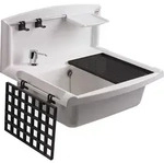 Sanit Ausgussbecken Multiset Weiss Waschtrog Waschbecken Sp&uuml;lbecken Ablageset