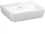 Laufen Handwaschbecken Pro 450x340mm wei&szlig; mit &Uuml;berlauf 1 Hahnloch mittig Sanit&auml;r