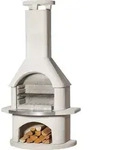 Buschbeck Gartenkamin Elba BBQ Kohlegrill Holzgrill Grillkamin Grill
