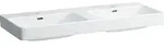 Laufen Doppelwaschtisch Pro S 1300x175x465 mm 2 Hahnl&ouml;cher mit &Uuml;berlauf Wei&szlig; Bad
