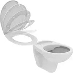 Wandtiefsp&uuml;lklosett Ideal Standard Kombipaket wei&szlig; mit WC-Sitz Sanit&auml;r