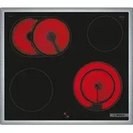 Bosch Elektrokochfeld Glaskeramik 4 Kochzonen 60 cm mit Rahmen NKN645GA2E