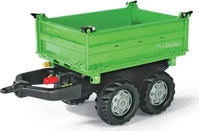 rolly toys R12150, rolly toys Mega Trailer Dreiseitenkipper Deutz gr&uuml;n