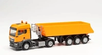 herpa 314589, MAN TGS TM Schmitz Kipp-Sattelzug Modell von herpa 1:87