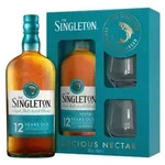 Singleton 12 Jahre, Geschenkpackung mit 2 Gl&auml;sern Single Malt Whisky 40% 700ml